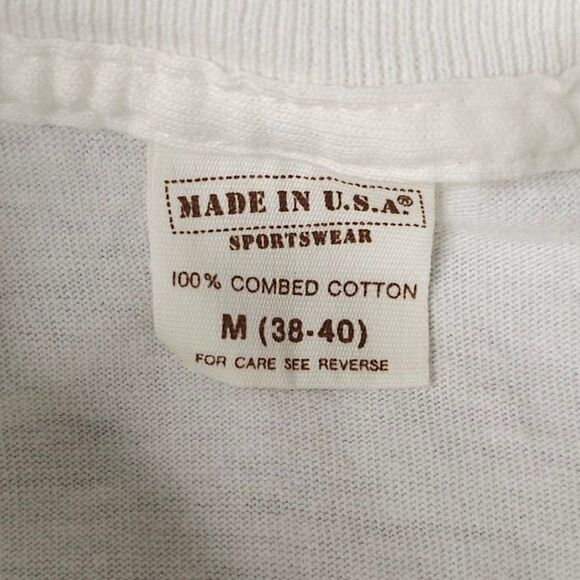 Vintage Tiger Cycling T Shirt Mens Size Small 80s Sierra Club Cyclist Biking - Picture 5 of 6